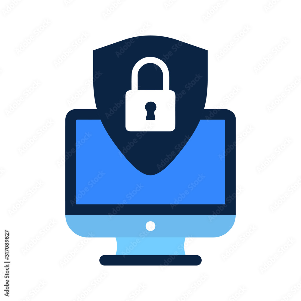 Antivirus security cyber protection concept icon Antivirus security cyber protection concept icon
