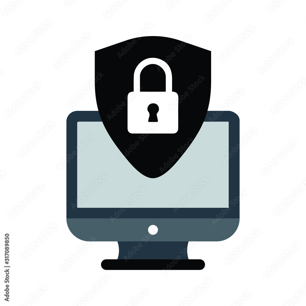 Antivirus security cyber protection concept icon Antivirus security cyber protection concept icon