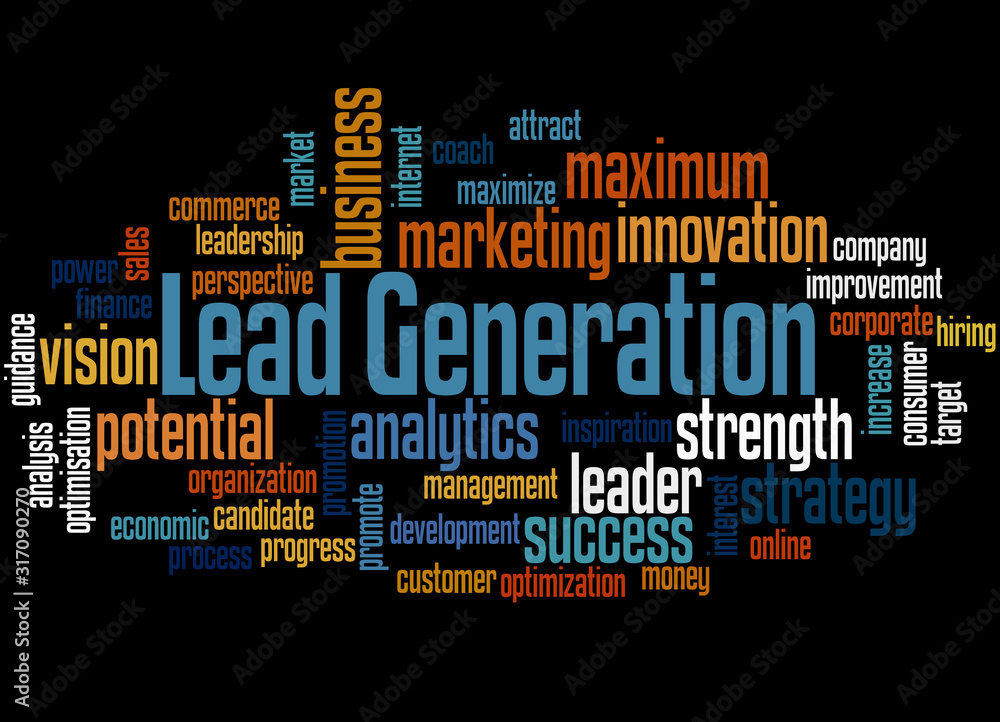 Lead generation word cloud concept 3 Lead generation word cloud concept 3