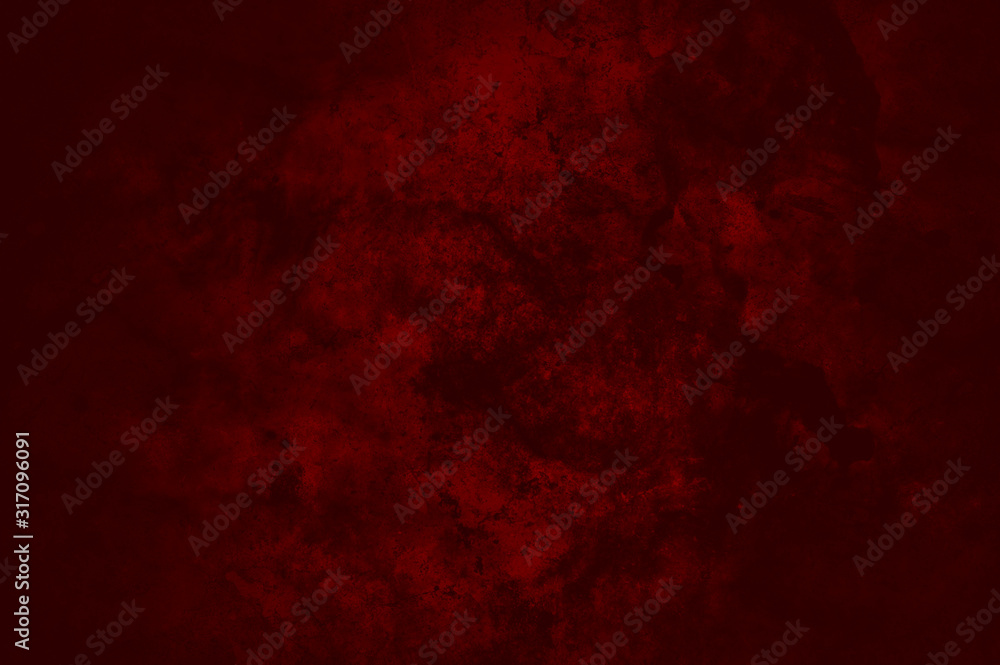 Abstract dark red background with old grunge texture. Abstract valentines day concept background.