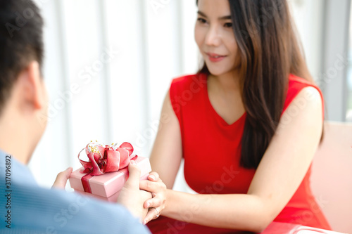 Surprise gift for a girl, Valentive's day. photo