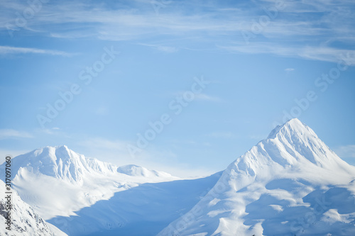 snow covered mountains © sjredwin1