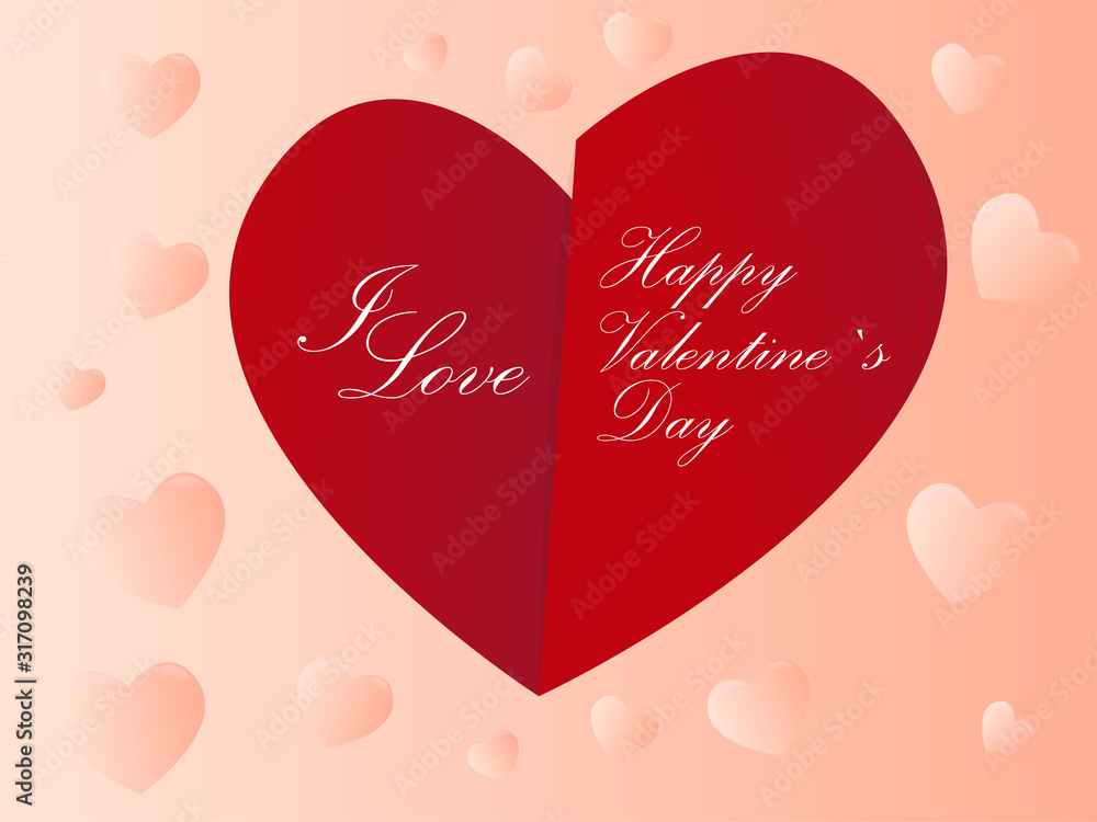 Happy valentines day card Happy valentines day card