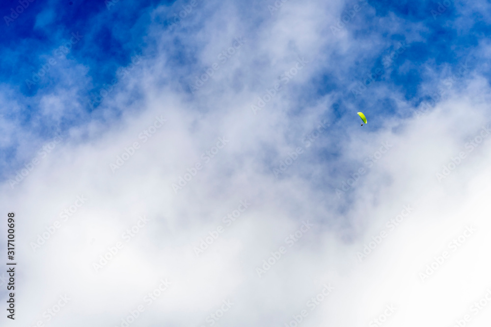 Paraglider, Schladming, Steiermark, Österreich Paraglider, Schladming, Steiermark, Österreich