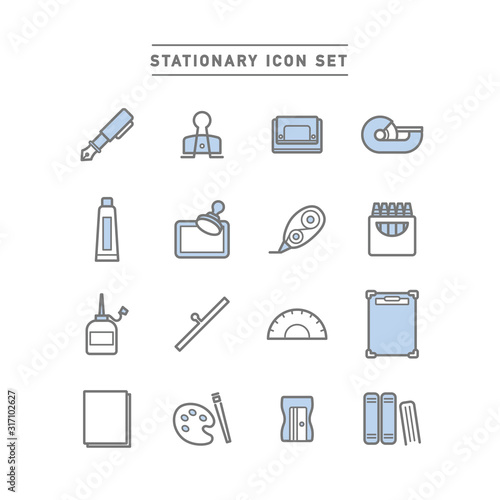 STATIONARY ICON SET