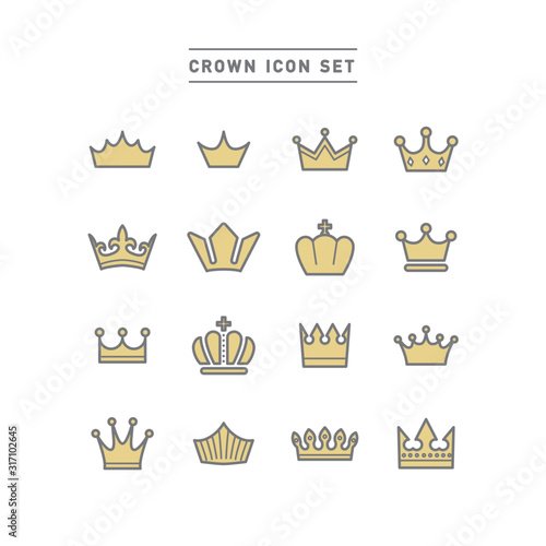 CROWN ICON SET