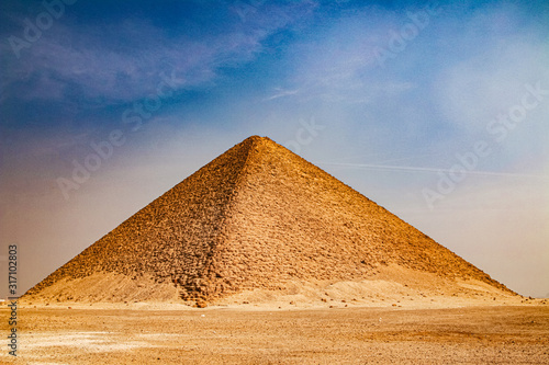 Pink Pyramid - the northern pyramid of Pharaoh Snofru in Dakhshur, XXVI century BC. photo