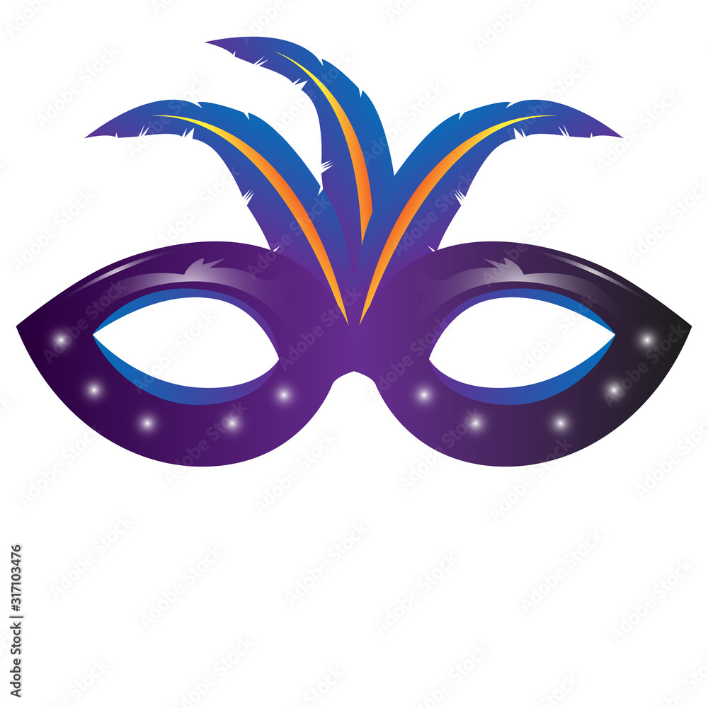 Mardi Gras theater mask icon Mardi Gras theater mask icon