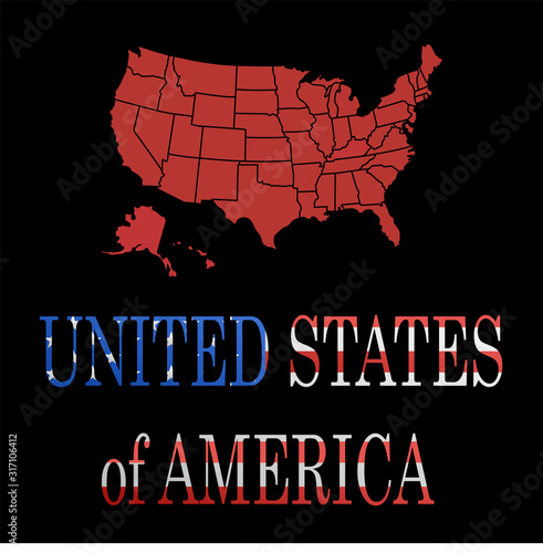 USA America Logo Flag  United States of America