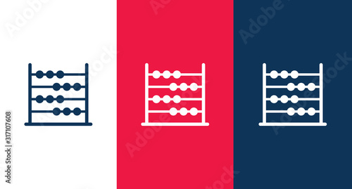 Abacus icon illustration isolated vector sign symbol