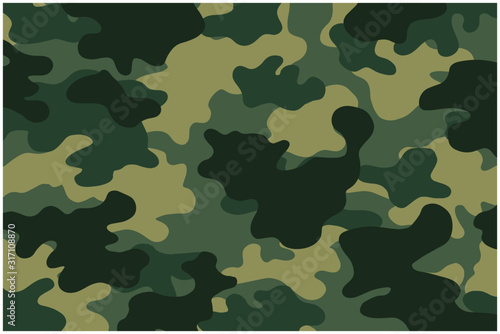 Camouflage texture pattern. Abstract modern military camo ornament for army and hunting fabric print. Military uniform. The form of the navy.Masking ornament. Vector background. 