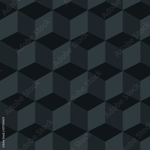 pattern black gradient hexagon polygonal design deep color