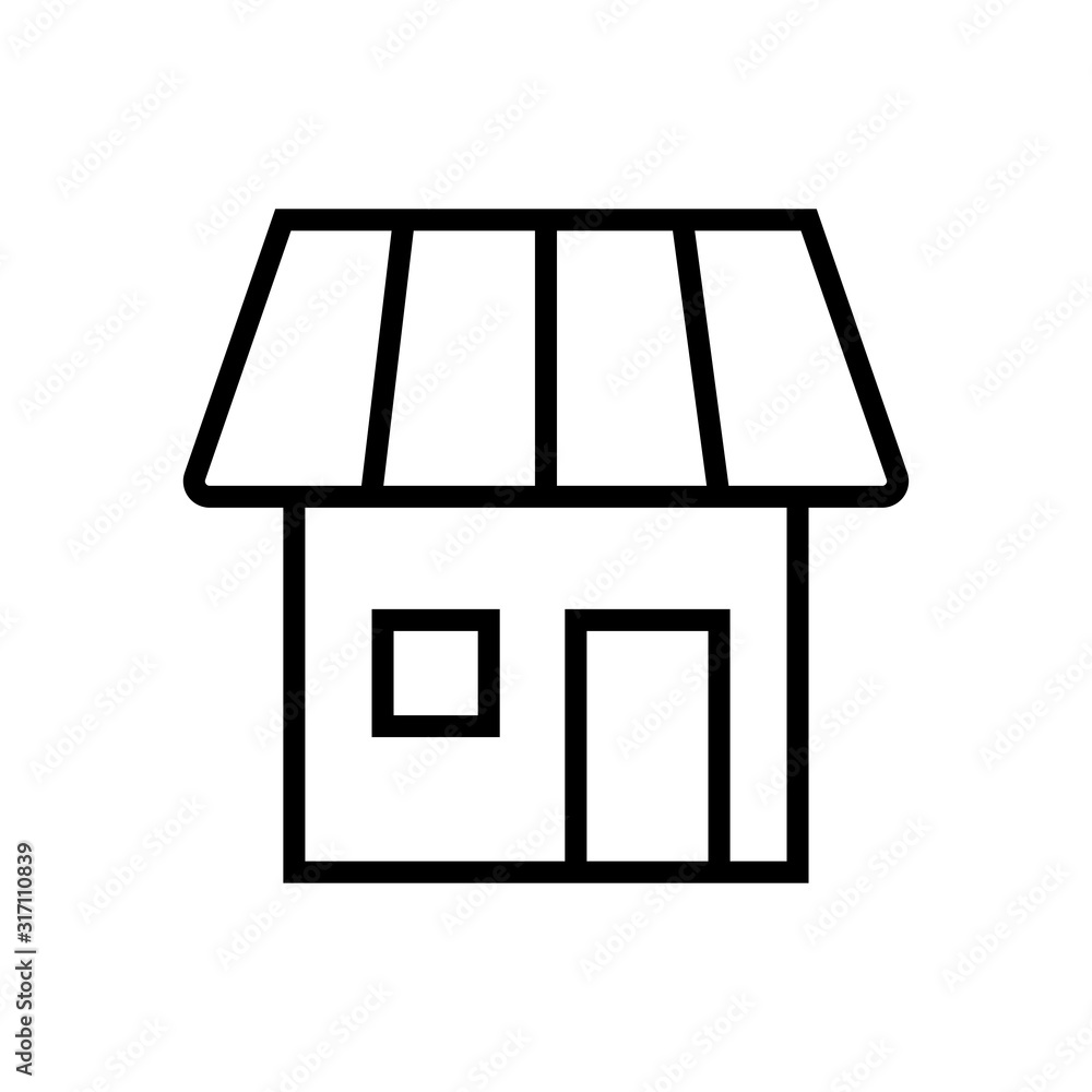 Store icon vector symbol Store icon vector symbol