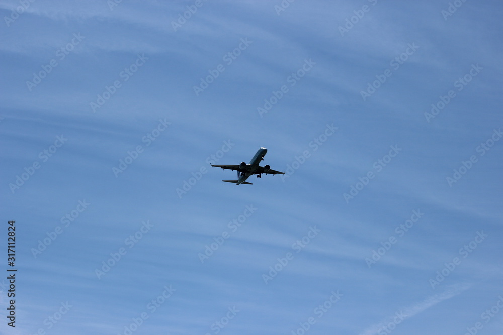 airplane in the sky airplane in the sky