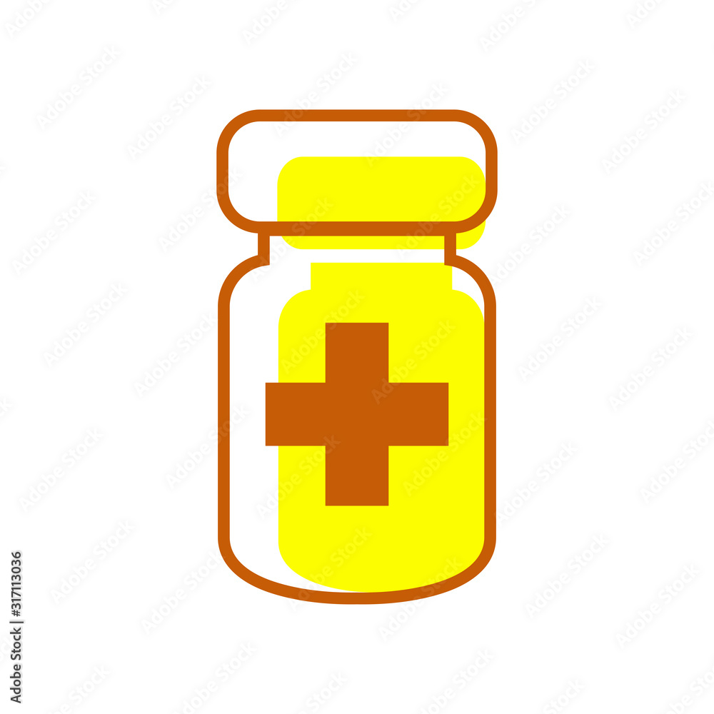 medicine bottle icon vector design medicine bottle icon vector design