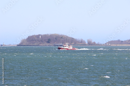 cruise ship in the sea