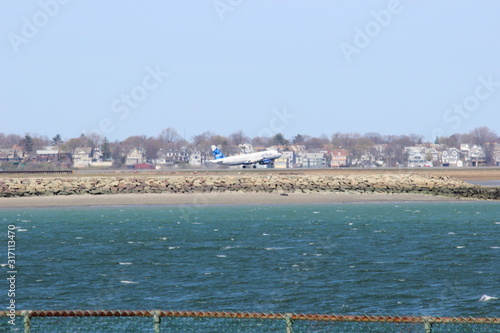 view of port of barcelona spain