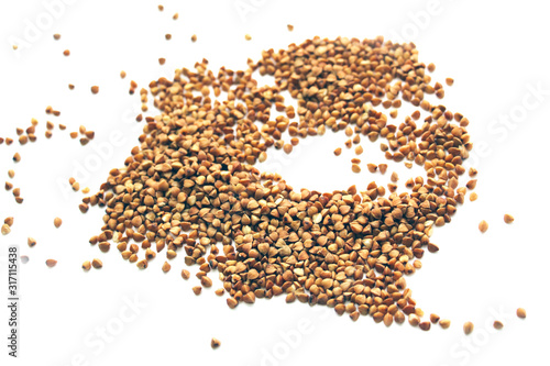 Buckwheat.  Porridge. Diet. Protein. Vegetarianism. Buckwheat grain. Benefit. Vitamins