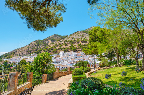 Fototapeta Park of Mijas village. Andalucia, Spain
