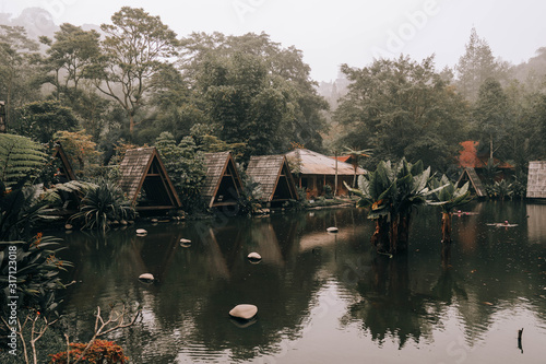 Houses on the river