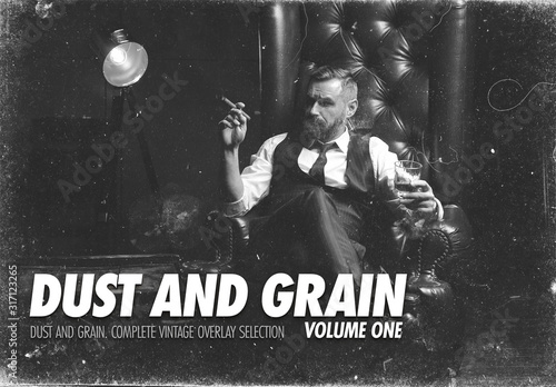 Dust and Grain Photo Overlay Mockup Set