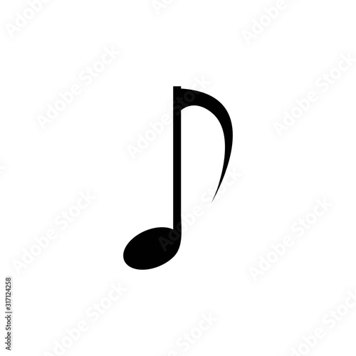 music note logo vector