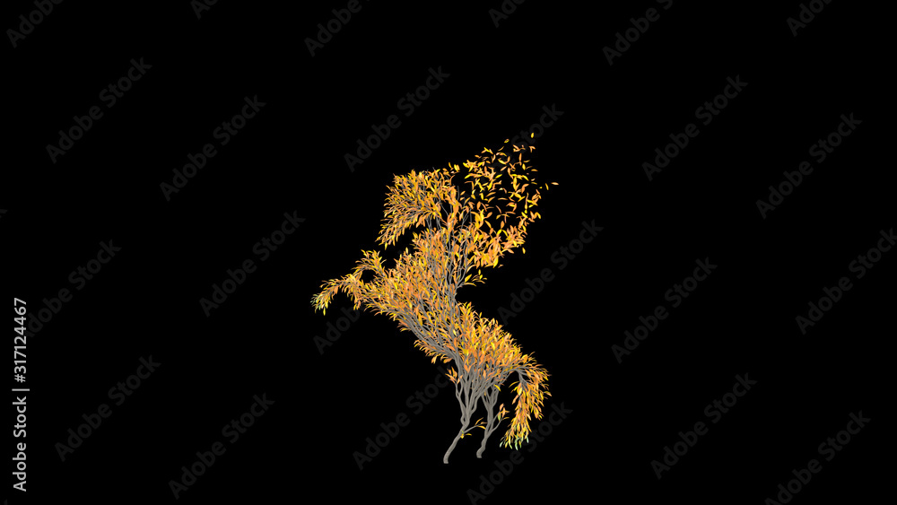 Growing Tree in a shape of Horse. Eco Concept. 3D rendering. Growing Tree in a shape of Horse. Eco Concept. 3D rendering.