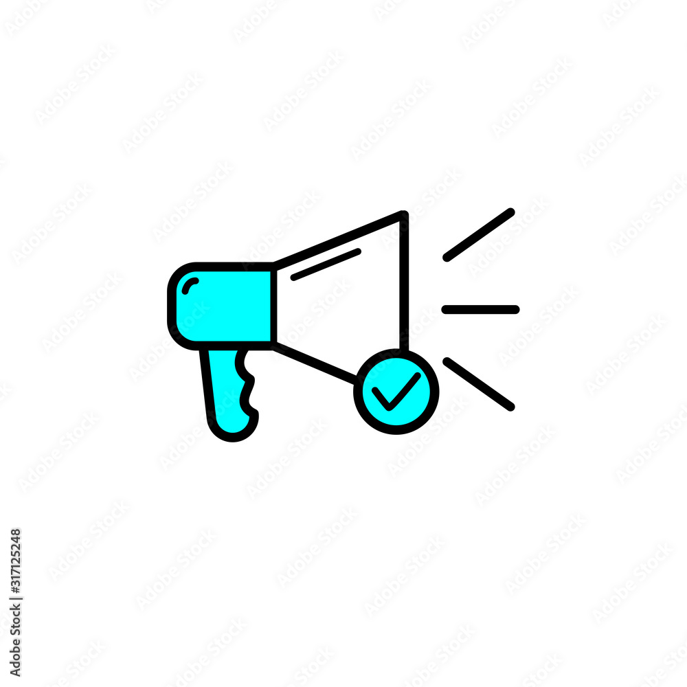 Megaphone promotion icon Megaphone promotion icon