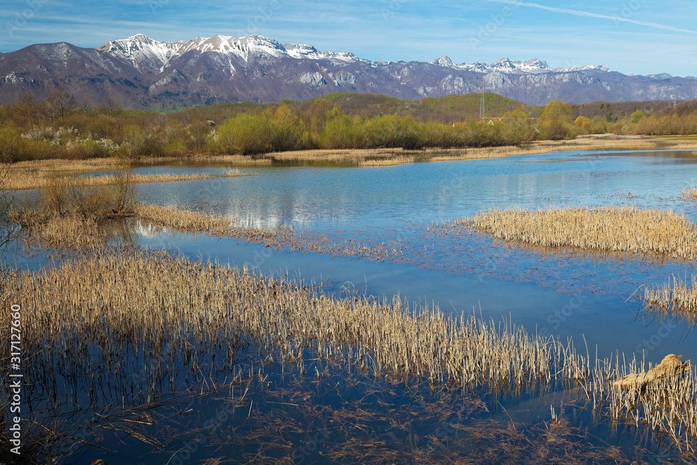 Lika and Velebit in early spring with intermittent rivers Lika and Velebit in early spring with intermittent rivers
