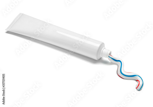 toothpaste white tube hygiene health care photo