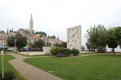 War Monument in Rovinj Croatia