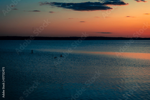 Sunset over Lake 