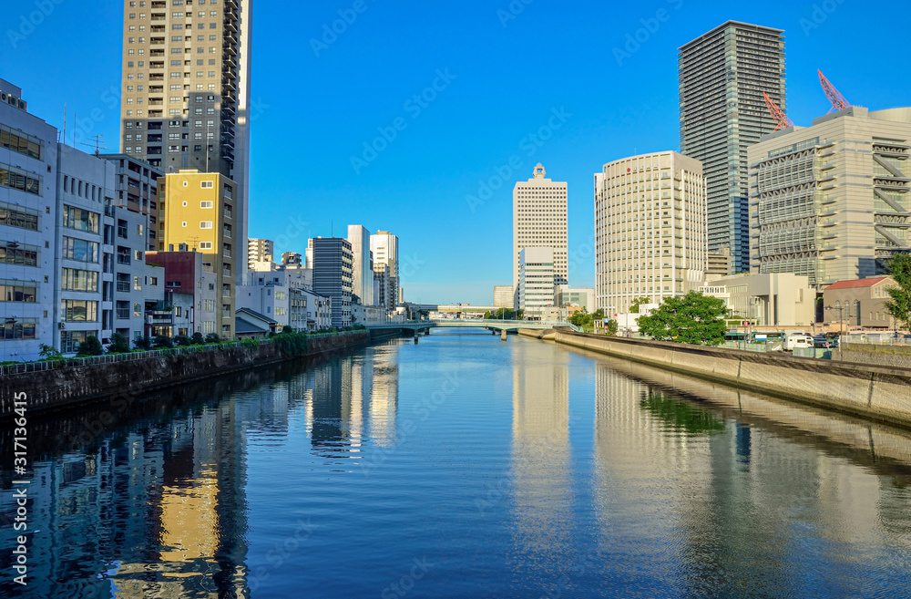 大阪の都市風景　