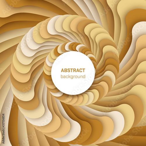 Abstract background with spiral geometric pattern. Design concept for poster  banner or flyer