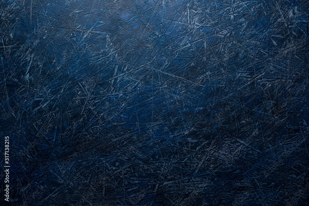 Fototapeta premium Old painted wall, dark textured background
