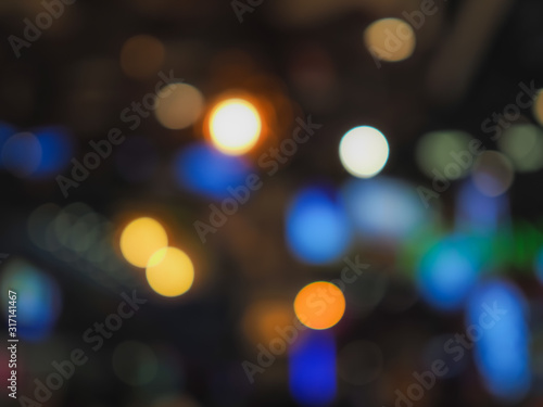 Bokeh abstract lights background