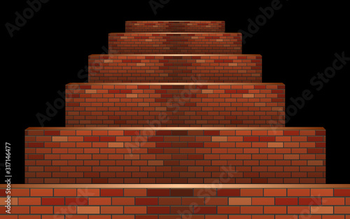 Brick walls background	