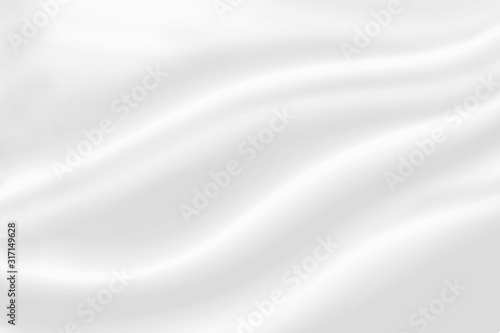 abstract background White cloth with soft waves. Texture and pattern. 