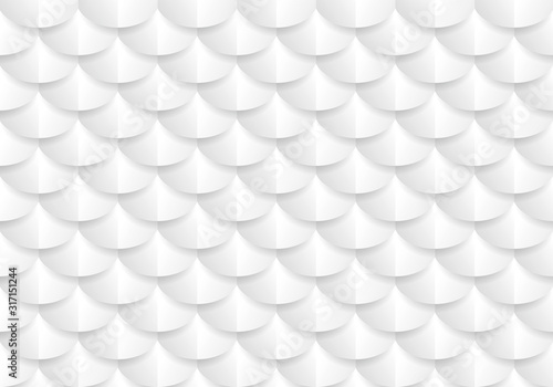 White geometric pattern seamless texture wallpaper background.
