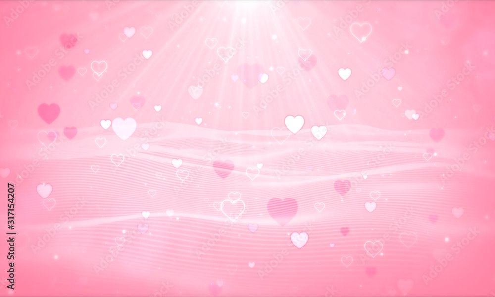 Abstract cute lovely background.Heart pink valentine's day presentation concept. Abstract cute lovely background.Heart pink valentine's day presentation concept.