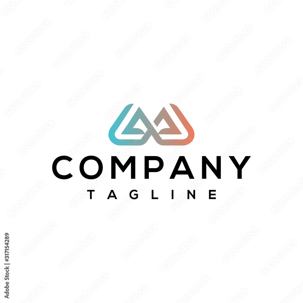 unique initial M mountain logo. Monogram. M-letter. Perfect for business and personal unique initial M mountain logo. Monogram. M-letter. Perfect for business and personal