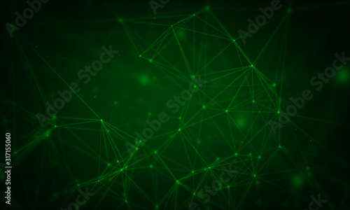 Abstract line network background.Digital business technology concept