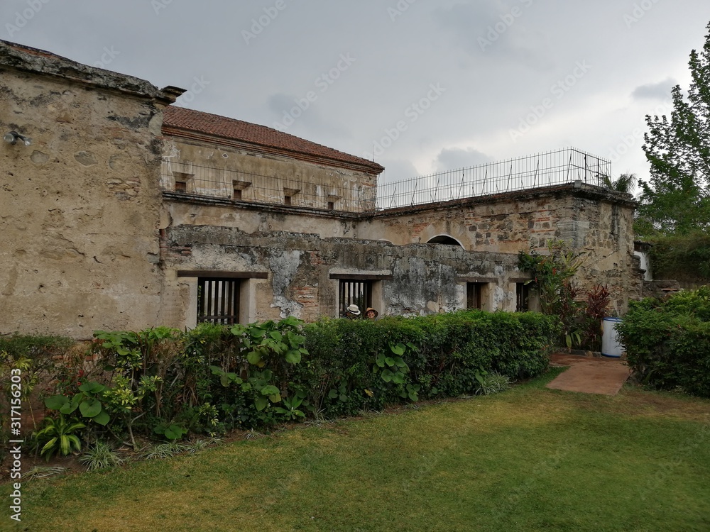 ruinas de convento en antiguo guatemala