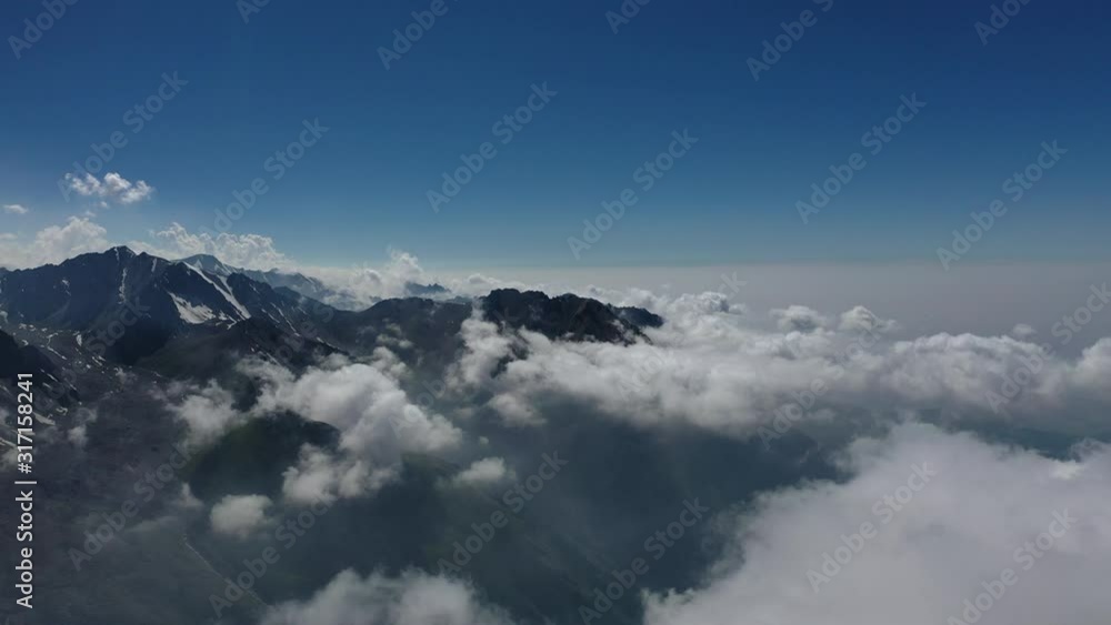 Peak of Tourists 3954 m. Zailiysky Alatau. Kazakhstan: Peak of Tourists 3954 m. Zailiysky Alatau. Kazakhstan: