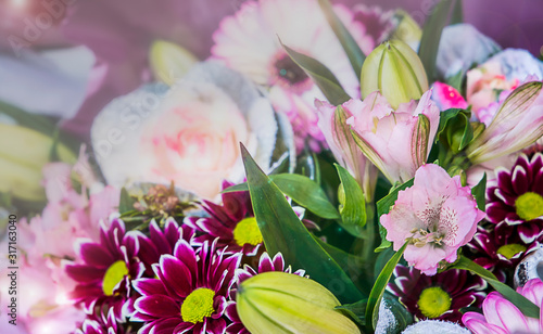 Wallpaper Mural Wall of flowers in a flower shop Torontodigital.ca