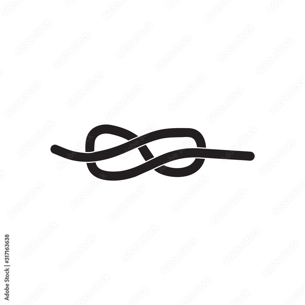 Rope icon logo design vector template Rope icon logo design vector template