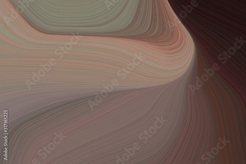 abstract fluid lines and waves wallpaper background with pastel brown, very dark pink and old mauve colors. art for sale. good wallpaper or canvas design