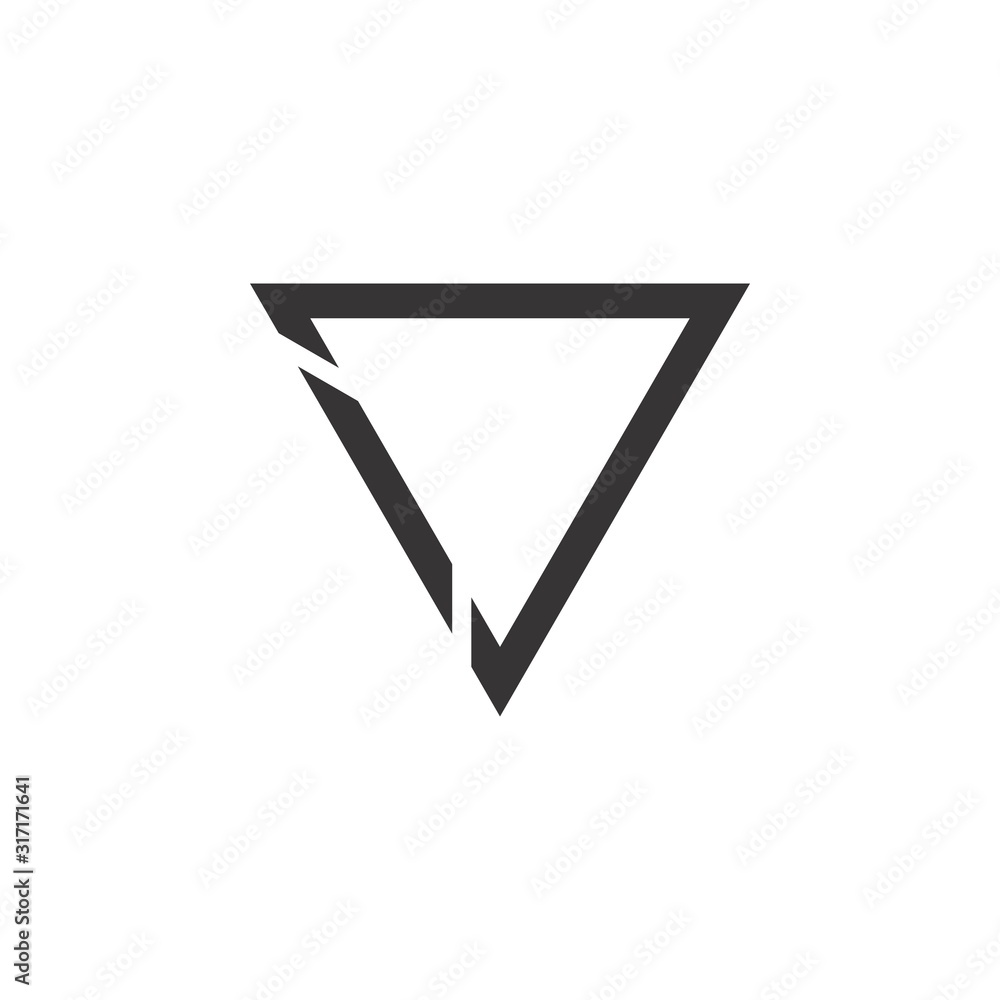 Triangle Arrow logo design vector Triangle Arrow logo design vector