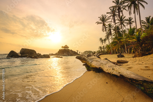 Tayrona beach Sunrise photo