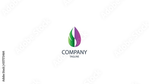 Tree logo, vector logo template